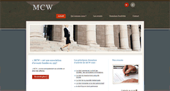Desktop Screenshot of mcw.be